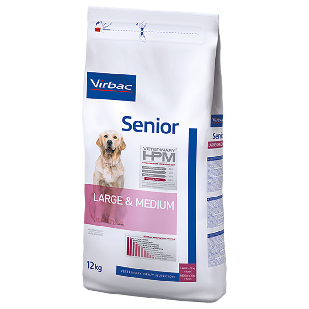 Virbac Veterinary HPM Senior Dog Large & Medium - Sparpaket: 2 x 12 kg Virbac Veterinary HPM Senior Dog Large & Medium - Sparpaket: 2 x 12 kg von Virbac