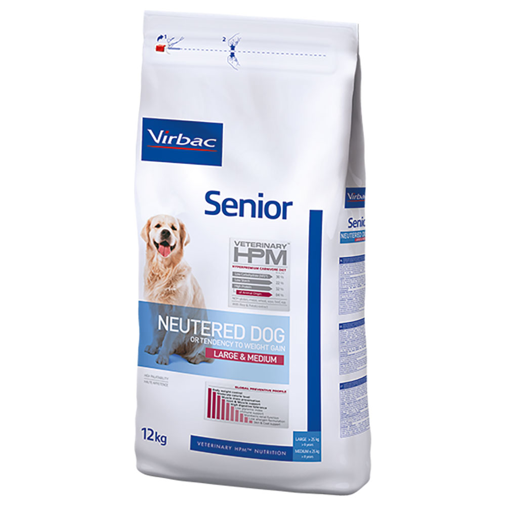 Virbac Veterinary HPM Senior Dog Neutered Large & Medium - 12 kg von Virbac