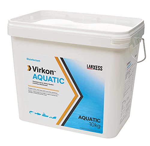 Desinfektionsmittel Virkon Aquatic tötet Keime, Bakterien, Pilze im Teich und Aquarium, Starkes, viruzides, bakterizides, fungizides Desinfektionsmittel mit patentierter Wirkstoffformel 10kg Eimer Desinfektionsmittel Virkon Aquatic tötet Keime, Bakterien, Pilze im Teich und Aquarium, Starkes, viruzides, bakterizides, fungizides Desinfektionsmittel mit patentierter Wirkstoffformel 10kg Eimer von Virkon Aquatic