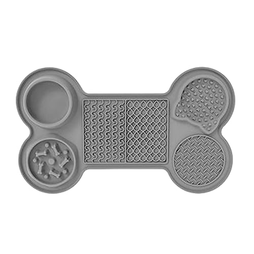 Leckmatte für Hunde - Leckmatte für Welpen | Haustierfuttermatte 5 große Saugnapfdesigns, gesunde Essgewohnheiten, verschiedene Designs Virtcooy von Virtcooy