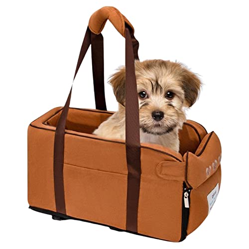 Sitzerhöhung für Haustiere, Transportbett für Welpen, auf Armlehne, abnehmbare Reisetasche für Hunde, Autositzerhöhung für Hunde Virtcooy von Virtcooy