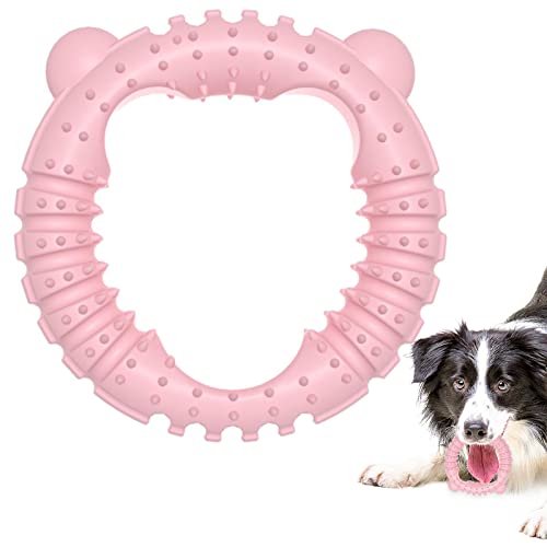 Virtcooy Beißspielzeug für Welpen | Beißspielzeug für Haustiere in Bärenform | Weiches und langlebiges Kauspielzeug für Hunde, das die Zähne reinigt und die Mundgesundheit schützt, Kauspielzeug von Virtcooy