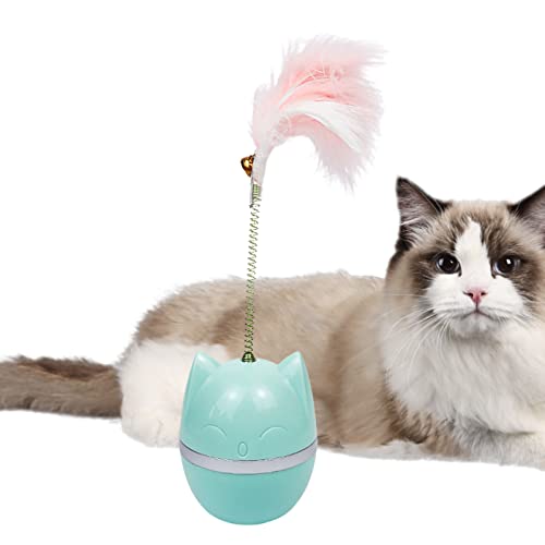 Virtcooy Cat Swing Ball Spielzeug | Katzenspielzeug | Tumbler Katzenspielzeug erhöht den IQ um 360 Grad drehbar hält die Katze unterhaltsam und aufregend für Haustiere, Katzen von Virtcooy