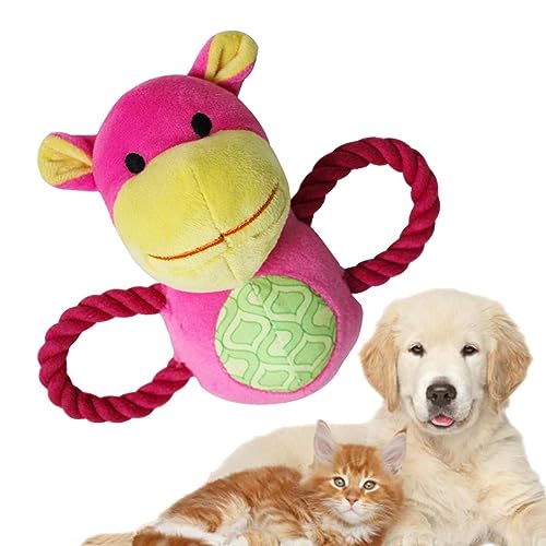 Virtcooy Hundespielzeug für Haustiere, quietschend, bissfest, doppelte Griffe, lustiges Spielzeug für Haustiere von Virtcooy