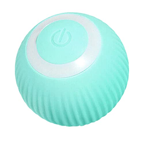 Virtcooy Intelligenter rollender Ball, 360 Grad selbstdrehender Rollball, Wiederaufladbares, um 360 Grad selbstrotierendes Jagdspielzeug zur Stimulierung des Jagdinstinkts von Haustieren von Virtcooy