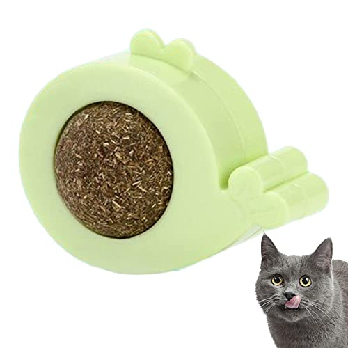 Virtcooy Katzenball | Essbare Katzenkugel für Katzenwand, essbares Spielzeug für Katzen lecken, gesundes und sicheres Kauspielzeug für Kätzchen, Katzenspielzeug von Virtcooy