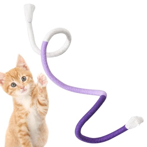 Virtcooy Katzenspielzeug mit Saiten, für die Nacht, aus Baumwolle, zur Reinigung der Zähne, Unterhaltungsbedarf für Katzen, für Wohnzimmer, Schlafzimmer, Tierheim, Tierheim von Virtcooy