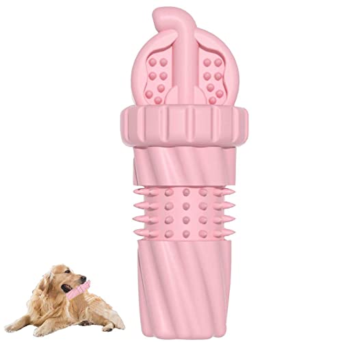 Virtcooy Kauspielzeug für Hunde, Spielzeug für aggressive Kauer, große Rasse | Spielzeug für interaktive Hunde in Form einer Cola Tasse von TRP, natürlich, härteste von Virtcooy