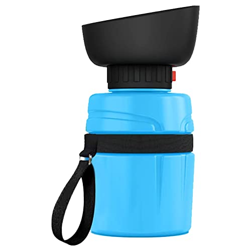 Virtcooy Reise-Wasserflasche für Hunde | Tragbare Wasserflasche für Hunde | Reise-Wasserflasche für Hunde, auslaufsicher, 18 oz, Wasserspender für Hunde, leicht und praktisch von Virtcooy