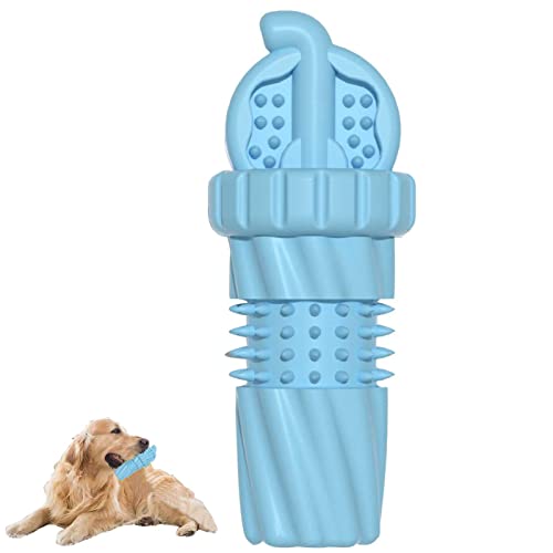 Virtcooy Robustes Kauspielzeug für Hunde – Reinigungsstab für die Zahnpflege aus Naturkautschuk – Robustes Hundespielzeug für die Reinigung der Zähne und Massage der Zähne von Virtcooy