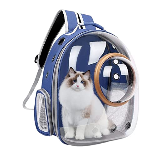 Virtcooy Rucksack für Hunde, Transporttasche für Hunde, aus Netzstoff | Clear Bubble Pet Carrier Rucksack für Hunde, Sicherheitsmerkmale und Rückenkissen für Reisen von Virtcooy