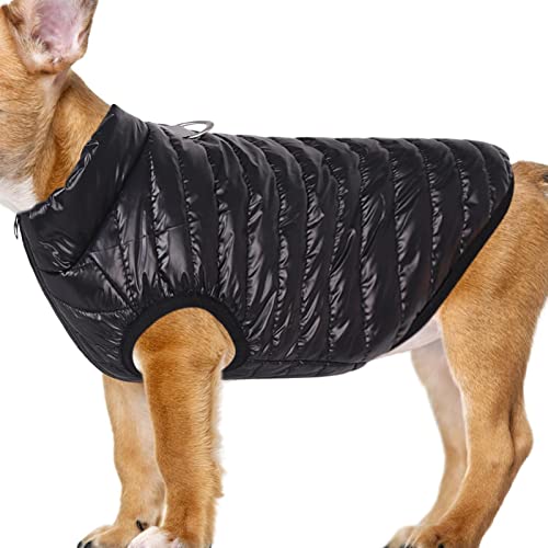 Virtcooy Wintermäntel für kaltes Wetter für Hunde | Jacke für Welpen aus weichem und warmem Fleece | Dick gepolstert Warmer Mantel Weste Kleidung für Welpen kleine mittelgroße große Hunde von Virtcooy