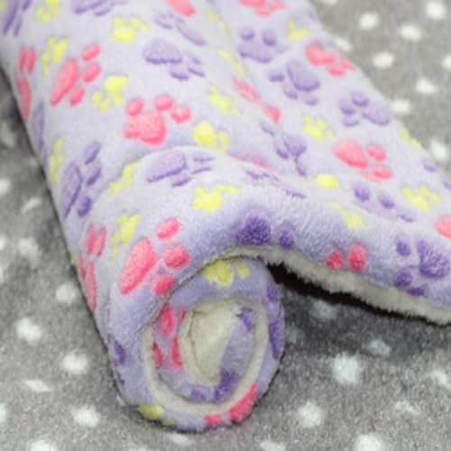 VisLarsc Haustiermatte Hundematte Katzenmatte verdickte Korallenflormatte Zwingermatte weich warm flauschige Decke Matte Hundekissen für kleine/mittel/große Hunde Katzen (3XL, style13) von VisLarsc