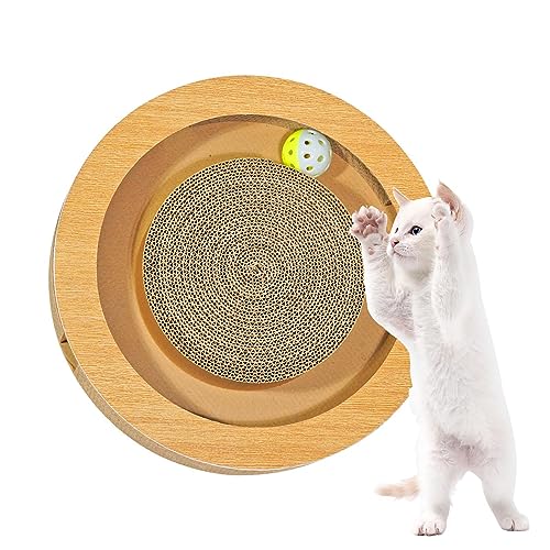 Katzenkratzbrett,Spielbox aus Wellpappe für Wohnungskatzen | Kratzbrett aus Pappe im doppelseitigen Design gegen Langeweile Visiblurry Katzenkratzbrett,Spielbox aus Wellpappe für Wohnungskatzen | Kratzbrett aus Pappe im doppelseitigen Design gegen Langeweile Visiblurry von Visiblurry