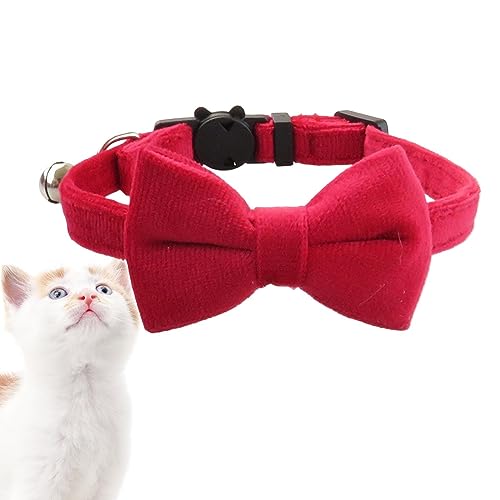 Visiblurry Hundeschleifen | Verstellbares Katzenhalsband mit Abnehmbarer Glocke,Katzen- und Hunde-Dekorationszubehör für Reisen, Fotografie, Zuhause, Hochzeit, Spazierengehen Visiblurry Hundeschleifen | Verstellbares Katzenhalsband mit Abnehmbarer Glocke,Katzen- und Hunde-Dekorationszubehör für Reisen, Fotografie, Zuhause, Hochzeit, Spazierengehen von Visiblurry