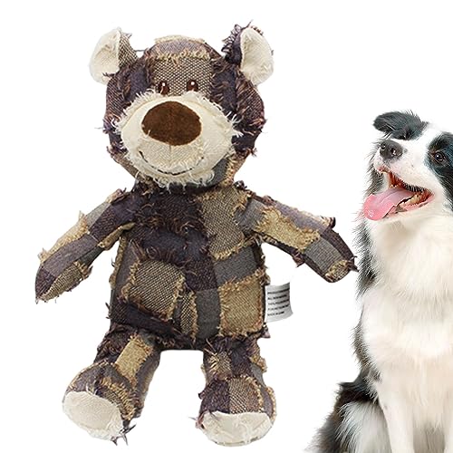 Visiblurry Quietschendes, ausgestopftes Hundespielzeug - Haustier-Plüschbär-Kauspielzeug,Bequemes Kauspielzeug für Hunde, Katzen und andere Kleintiere Visiblurry Quietschendes, ausgestopftes Hundespielzeug - Haustier-Plüschbär-Kauspielzeug,Bequemes Kauspielzeug für Hunde, Katzen und andere Kleintiere von Visiblurry