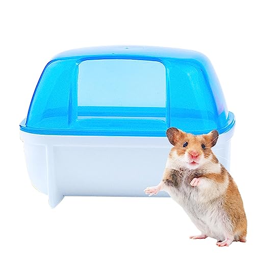 Visiblurry Sandbad für Hamster, Hamster Sandbad Box Katzentoilette, Abnehmbare Hamster-Badewanne, Hamster-Katzentoilette, stabile Hamster-Badewannen-Toilette für Zwerghamster/Maus/Chinchilla Visiblurry Sandbad für Hamster, Hamster Sandbad Box Katzentoilette, Abnehmbare Hamster-Badewanne, Hamster-Katzentoilette, stabile Hamster-Badewannen-Toilette für Zwerghamster/Maus/Chinchilla von Visiblurry