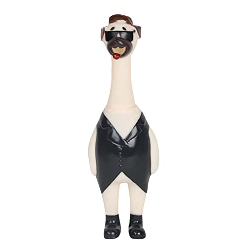 Visiblurry Schreiendes Huhn-Hundespielzeug - Schreiender Gummihuhn-Hund - Weiches Krachmacher-Spielzeug für schrille, kreischende Hunde, Krachmacher-Spielzeug, kreischendes Hundegummispielzeug Visiblurry Schreiendes Huhn-Hundespielzeug - Schreiender Gummihuhn-Hund - Weiches Krachmacher-Spielzeug für schrille, kreischende Hunde, Krachmacher-Spielzeug, kreischendes Hundegummispielzeug von Visiblurry