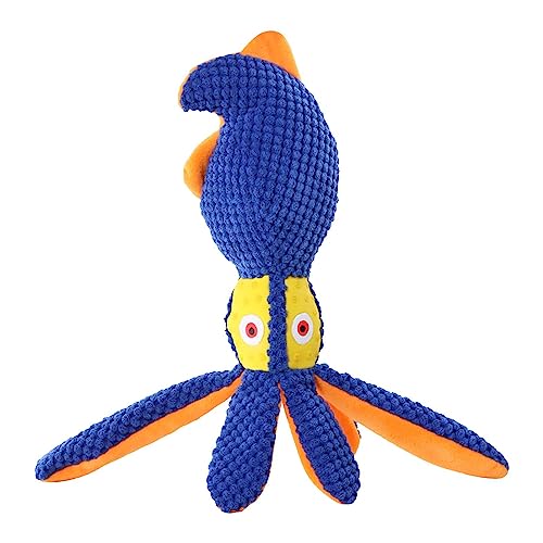 Visiblurry Welpe Oktopus Plüschtier, Haustier-Katzen-Hunde-Plüschtierzubehör Plüsch, Atmungsaktives, interaktives Spielzeug, Kauspielzeug, Hundebegleiter für mittelgroße kleine Welpen, Katzen Visiblurry Welpe Oktopus Plüschtier, Haustier-Katzen-Hunde-Plüschtierzubehör Plüsch, Atmungsaktives, interaktives Spielzeug, Kauspielzeug, Hundebegleiter für mittelgroße kleine Welpen, Katzen von Visiblurry
