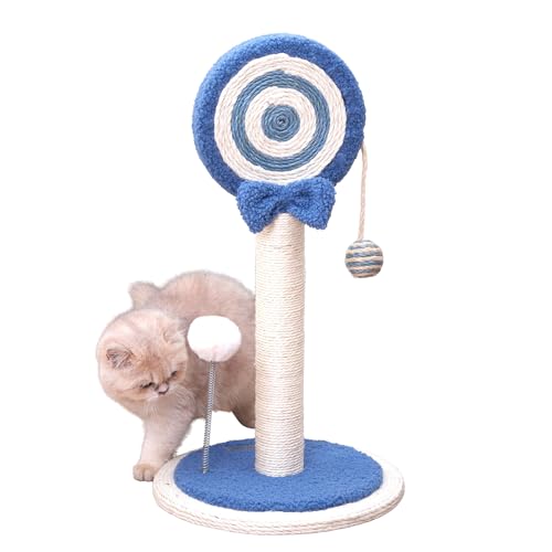 Katzenkratzbaum für Kätzchen, niedliches Sisalseil für den Innenbereich, Blau Katzenkratzbaum für Kätzchen, niedliches Sisalseil für den Innenbereich, Blau von Vissmarta