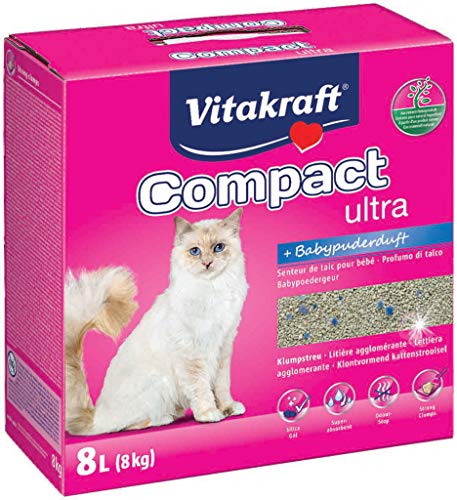 Vitakraft Katzenstreu Compact ultra plus, 1x 8kg von Vitakraft
