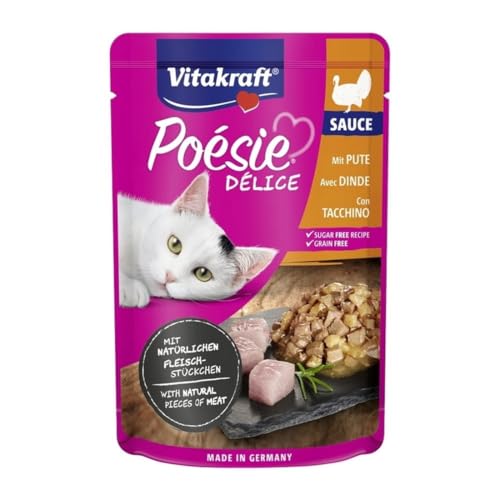 Délice Truthahn Adult Cat 85 g Poesie Délice Truthahn Adult Cat 85 g Poesie von Vitakraft