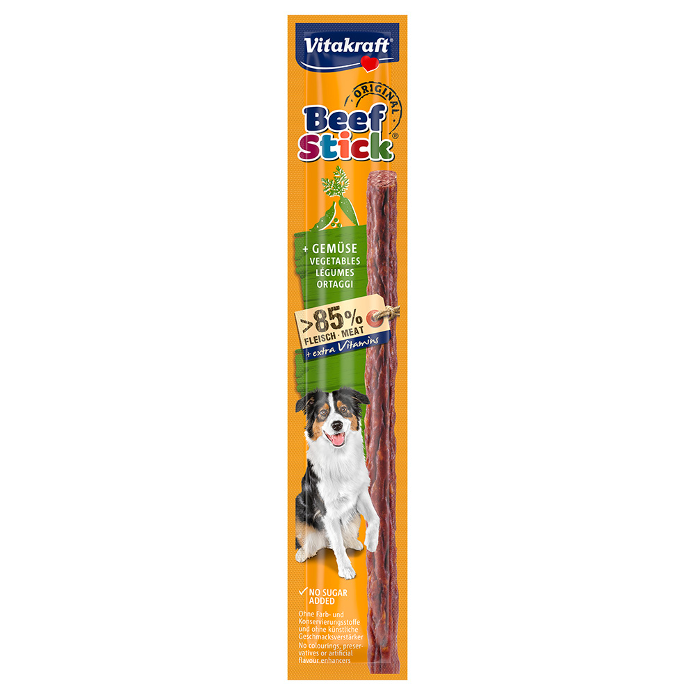 Sparpaket 50 x 12 g Vitakraft Beef-Stick® - Gemüse von Vitakraft