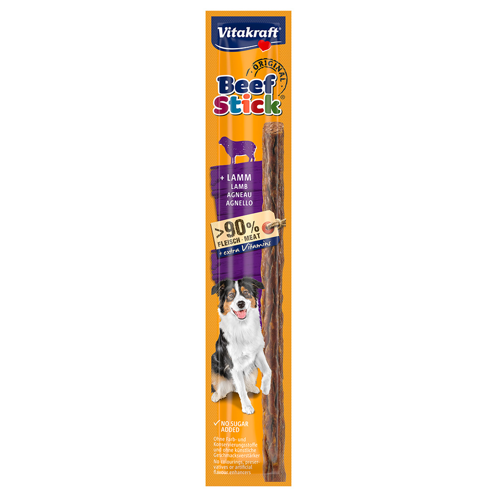 Sparpaket 50 x 12 g Vitakraft Beef-Stick® - Lamm von Vitakraft