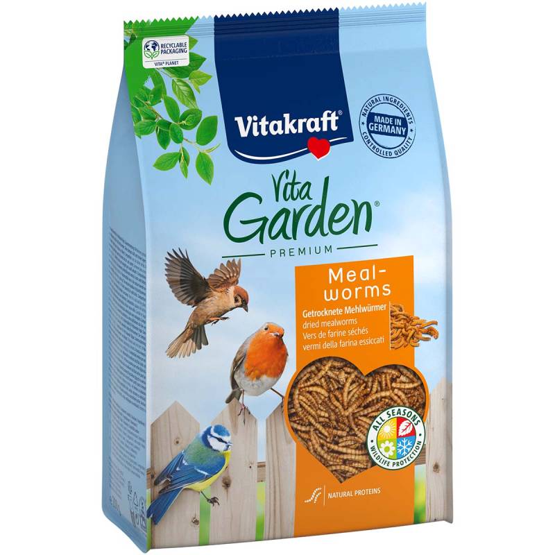 VitaGarden Mehlwürmer für Wildvögel 200g von Vitakraft