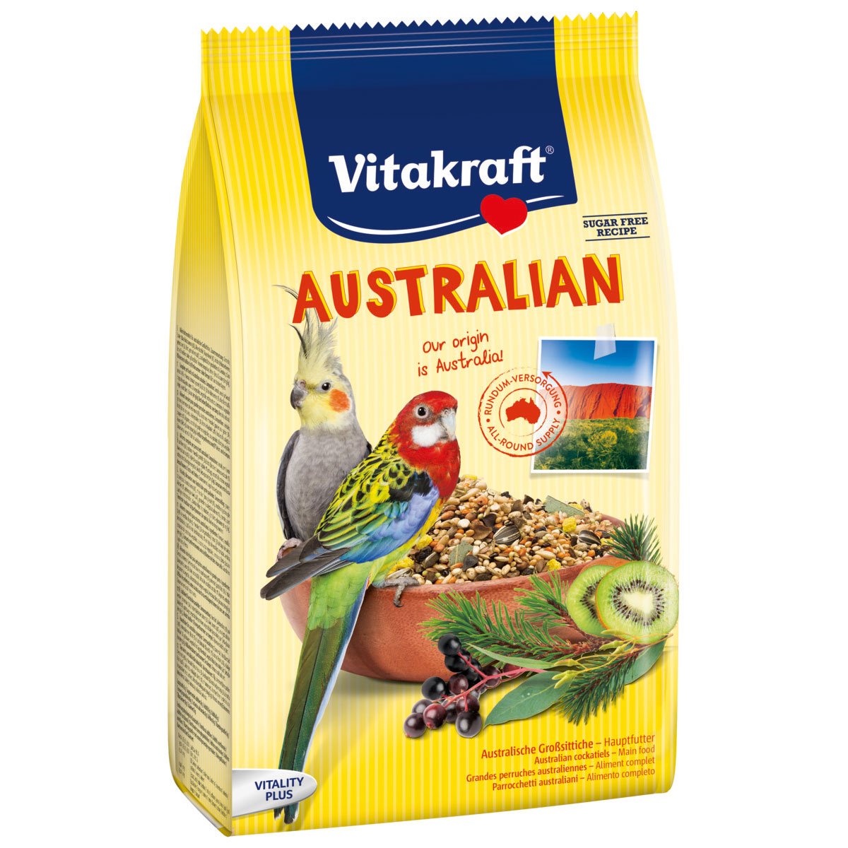 Vitakraft Australian Haupfutter für Australische Großsittiche 750g von Vitakraft