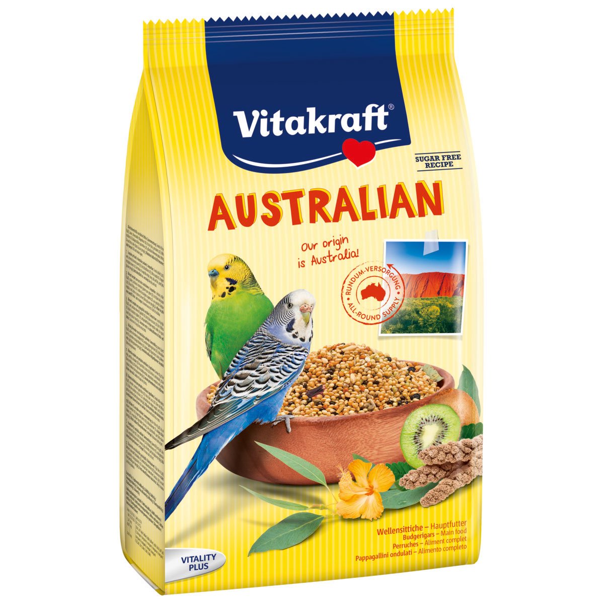 Vitakraft Australian Hauptfutter für Wellensittiche 5x800g Vitakraft Australian Hauptfutter für Wellensittiche 5x800g von Vitakraft