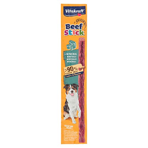 Vitakraft - Beef Stick Mineralien, Snack für Hundefleisch mit Mineralien - 12 g von Vitakraft
