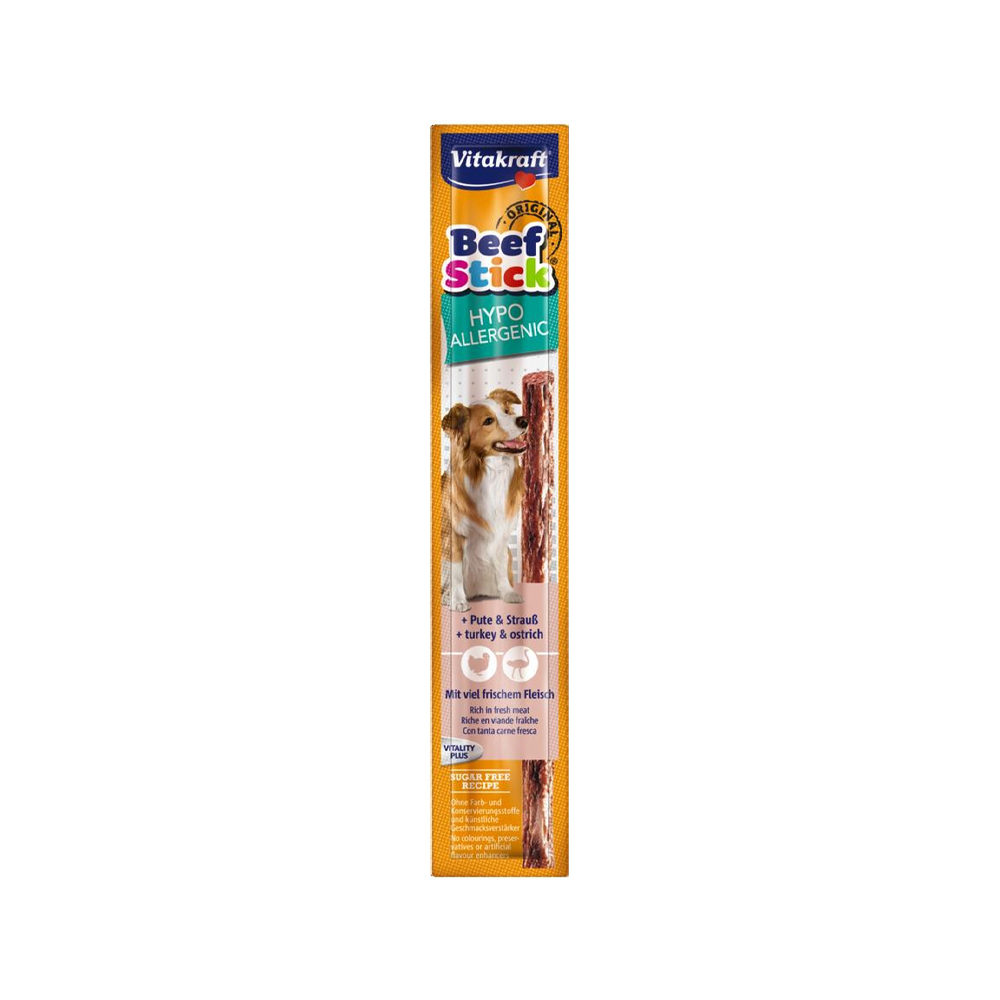Vitakraft Beef Stick Original - Hypoallergenic - 12 g Vitakraft Beef Stick Original - Hypoallergenic - 12 g von Vitakraft