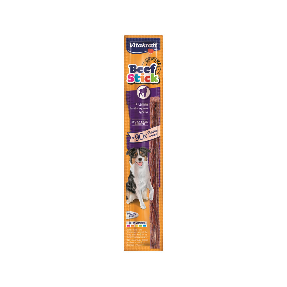 Vitakraft Beef Stick Original Lamm - 10 Stück Vitakraft Beef Stick Original Lamm - 10 Stück von Vitakraft