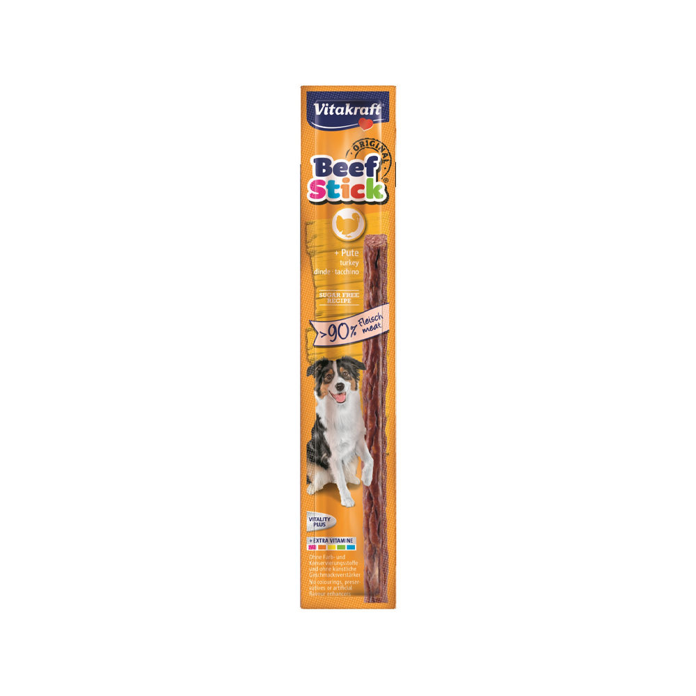 Vitakraft Beef Stick Original Pute - XXL - 5 Stück Vitakraft Beef Stick Original Pute - XXL - 5 Stück von Vitakraft