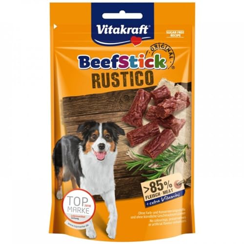 Vitakraft Beef Stick Rustico 1 Stück Hundesnack, 55g Vitakraft Beef Stick Rustico 1 Stück Hundesnack, 55g von Vitakraft