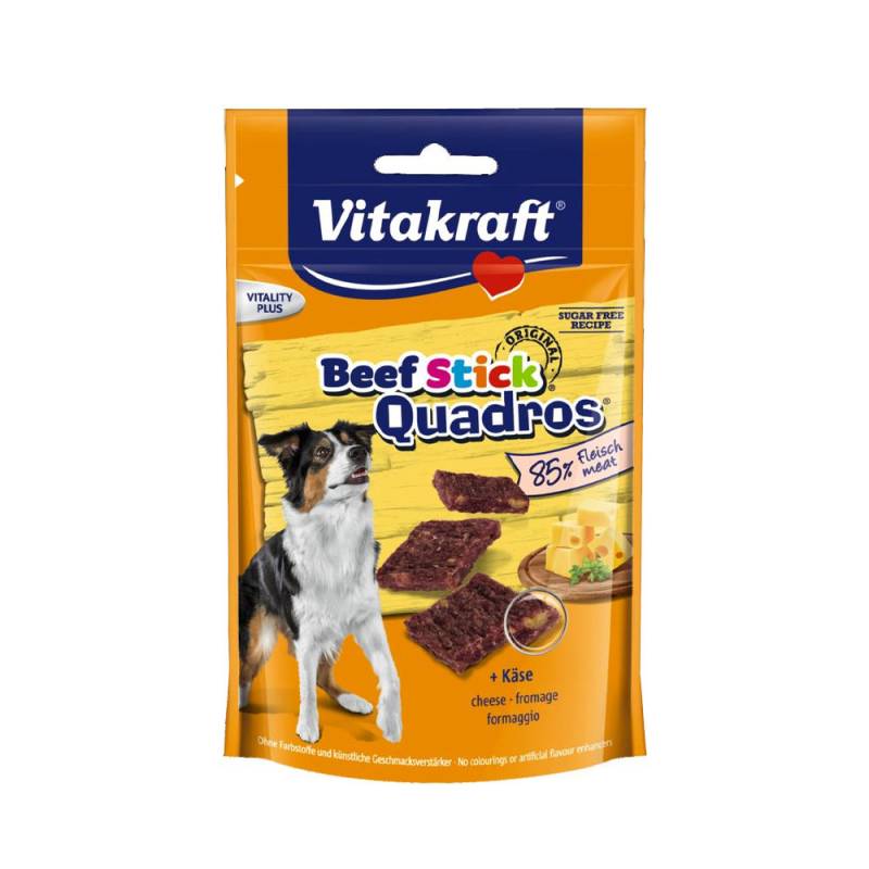 Vitakraft Beefsticks Quadros - Käse - 70 g von Vitakraft