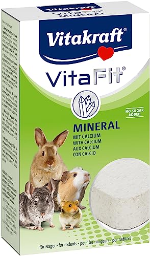 Vitakraft Vita Fit, Mineralstein für Nager, zur Zahnpflege, mit Seealgen und Mineralstoffen (1x 170g) von Vitakraft