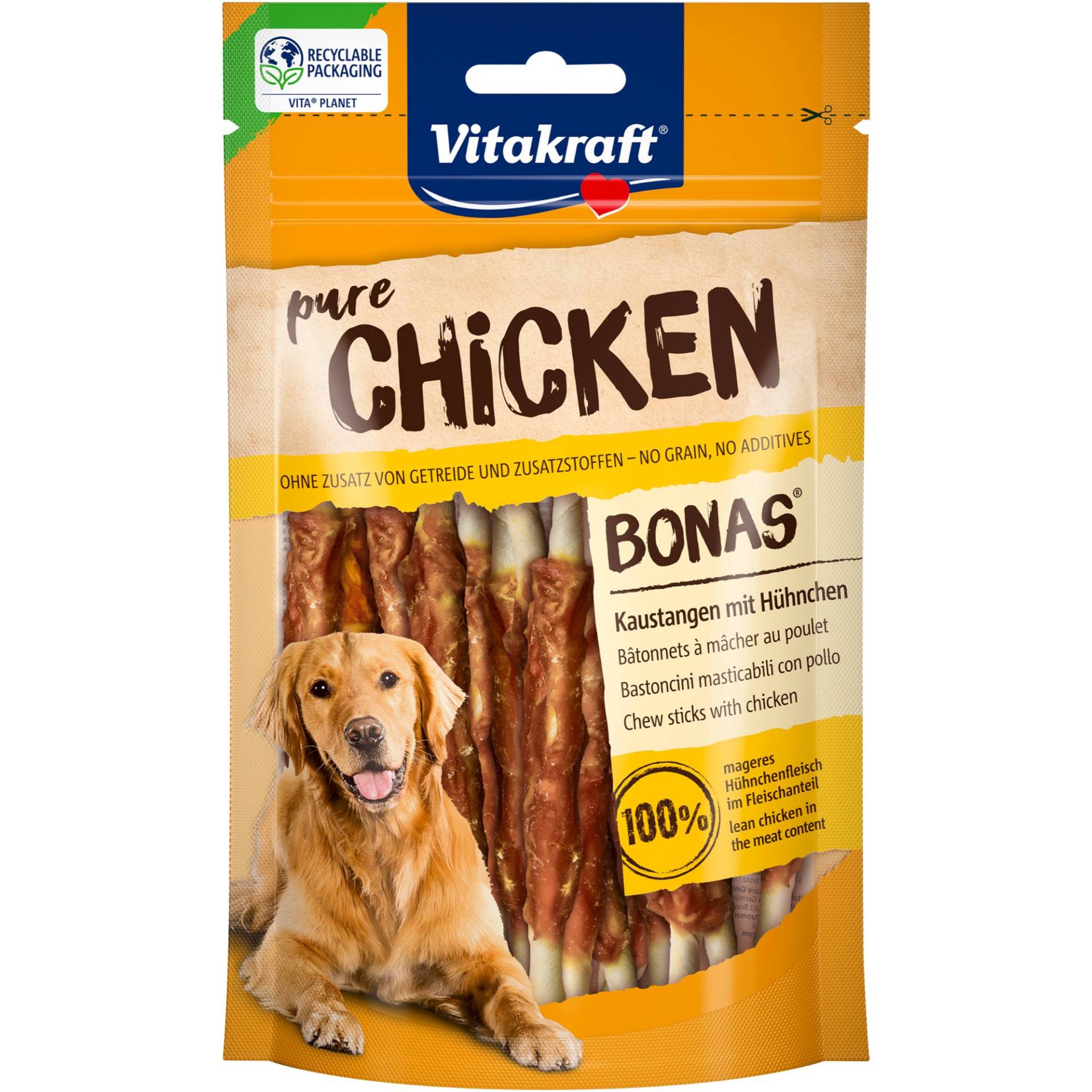 Vitakraft Bonas Huhn - Sparpaket: 3 x 80 g von Vitakraft