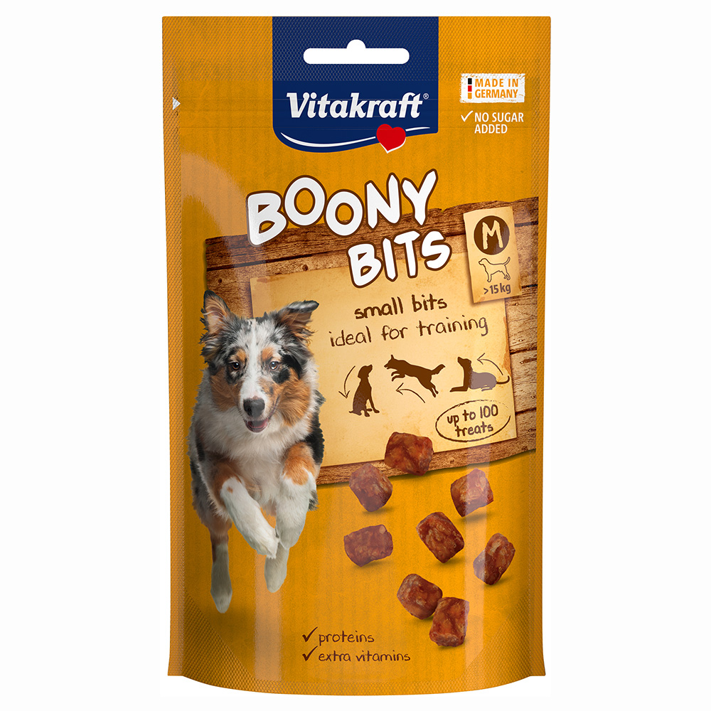 Vitakraft Boony Bits für mittelgroße Hunde - Sparpaket: 4 x 120 g von Vitakraft
