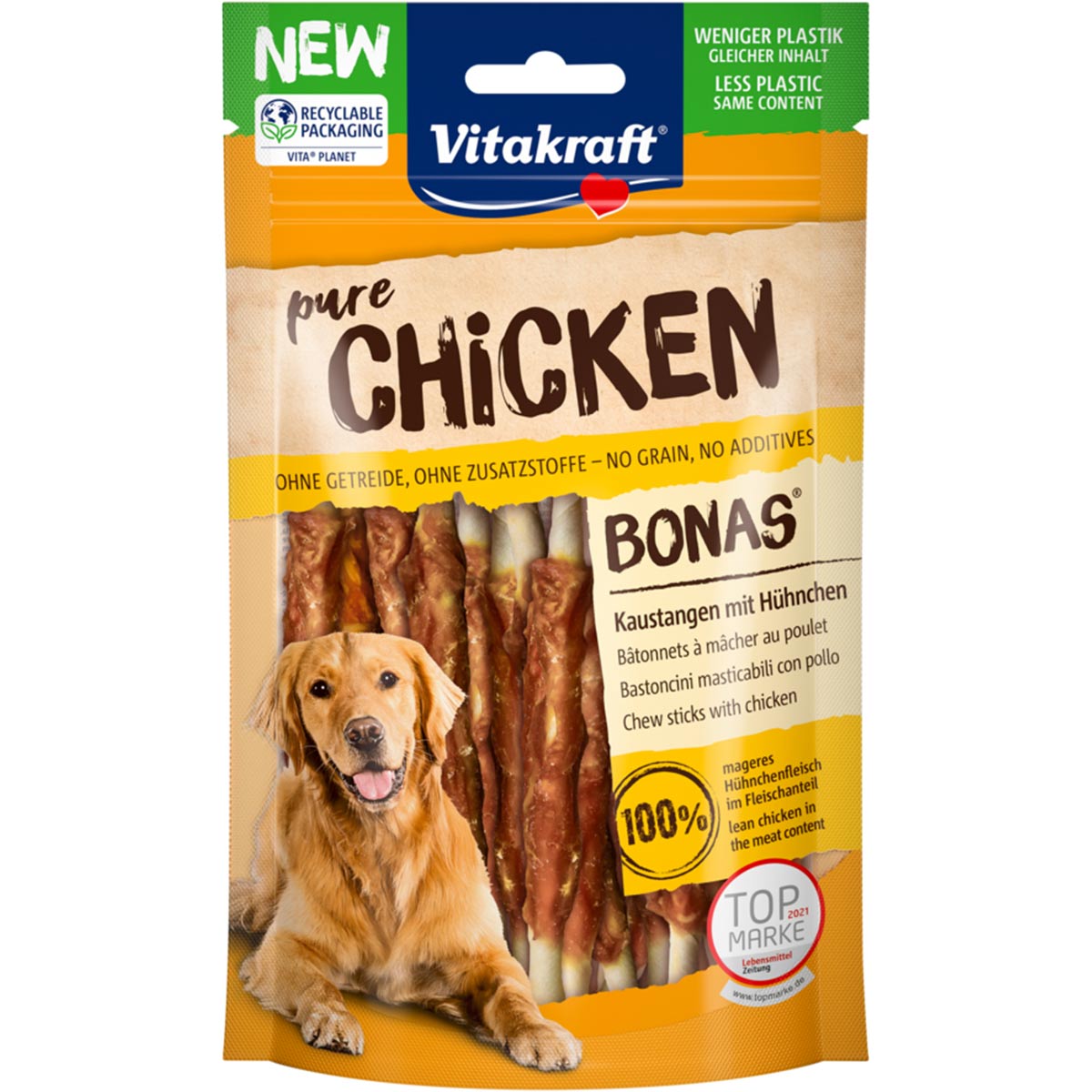 Vitakraft CHICKEN Bonas Kaustangen Huhn 80g von Vitakraft