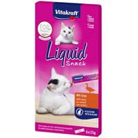 Vitakraft Cat Liquid-Snack Ente und Beta-Glucane 66x15 g von Vitakraft