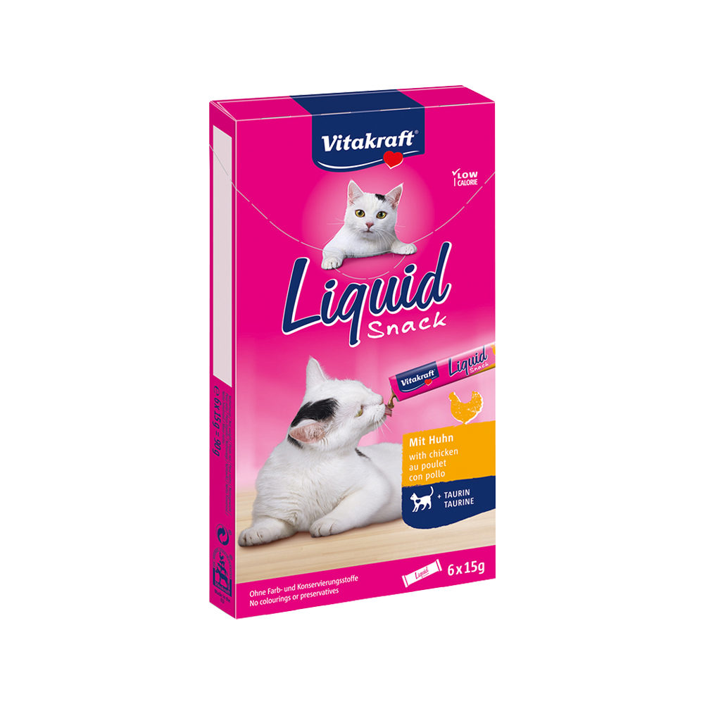 Vitakraft Cat Liquid Snack - Huhn - 3 Boxen von Vitakraft