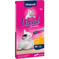 Vitakraft Cat Liquid-Snack mit Hähnchen & Taurin - 24 x 15 g von Vitakraft