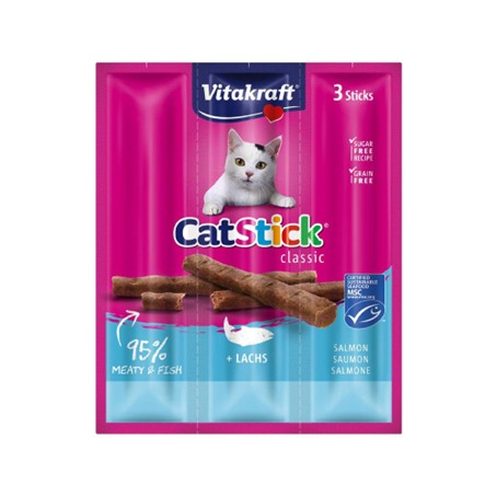 Vitakraft Cat Stick Classic - Lachs - 8 + 2 gratis von Vitakraft