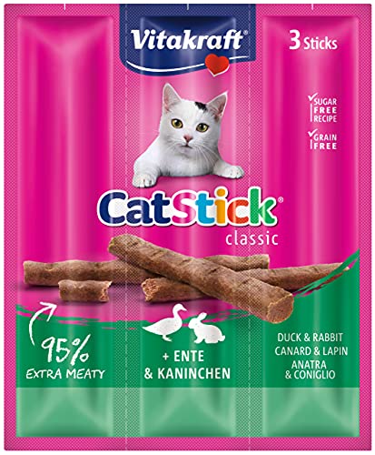Vitakraft Cat Stick Mini Ente/Kaninchen P/3 Vitakraft Cat Stick Mini Ente/Kaninchen P/3 von Vitakraft
