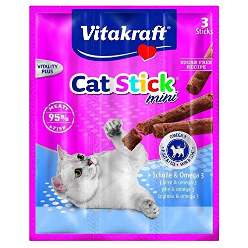 Vitakraft Cat Stick Mini - Scholle & Omega 3 von Vitakraft