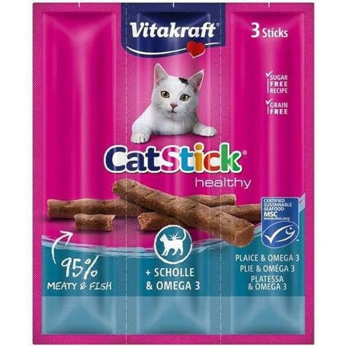 Vitakraft Cat Stick Mini - Scholle & Omega 3 von Vitakraft