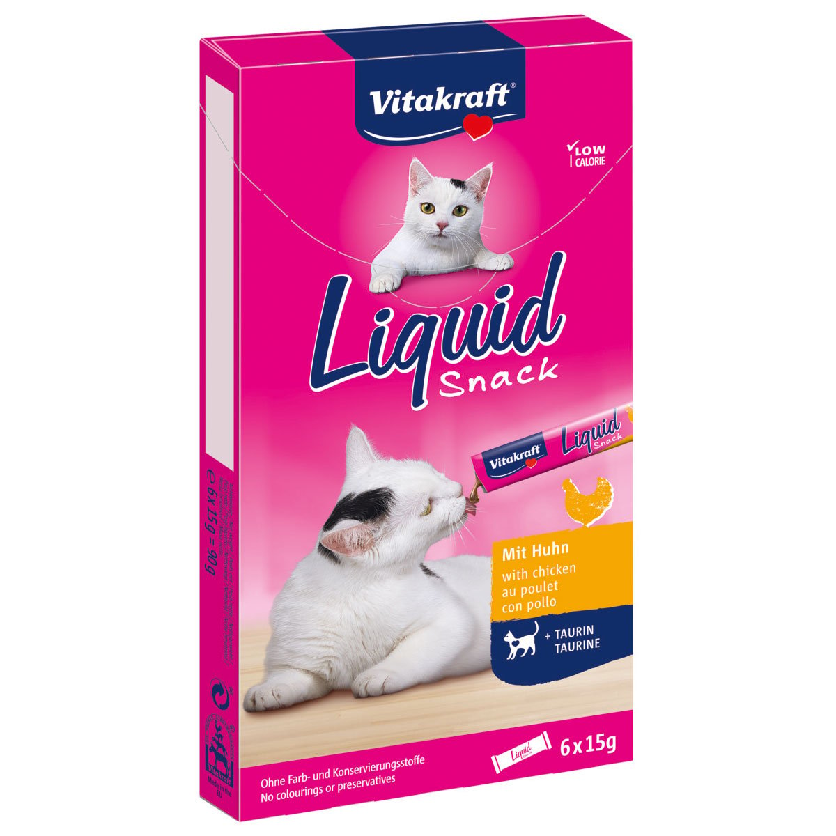 Vitakraft Cat liquid Snack Hähnchen 3x6 Stk von Vitakraft