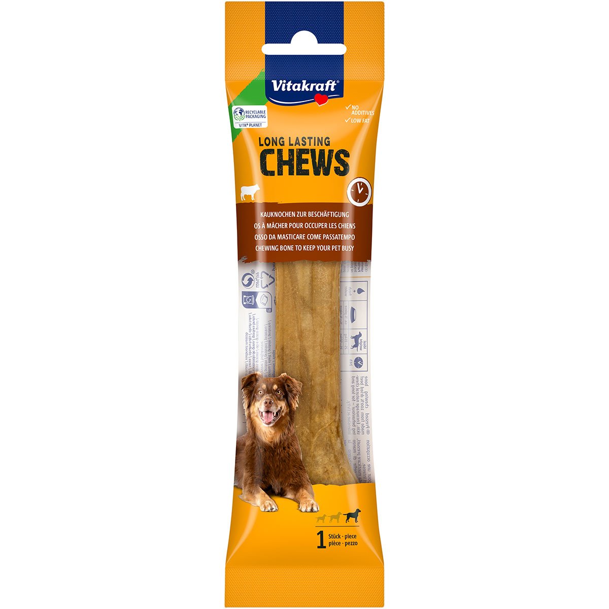 Vitakraft Chews Intens Kauknochen 14cm 3x1 Stück Vitakraft Chews Intens Kauknochen 14cm 3x1 Stück von Vitakraft